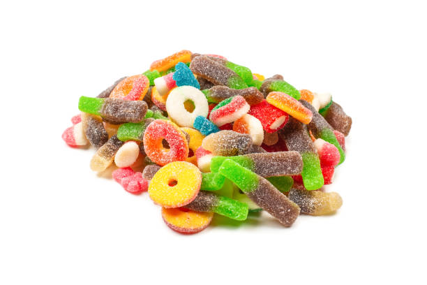 istock Assorted gummy candies. Top view. Jelly  sweets. 1202216095