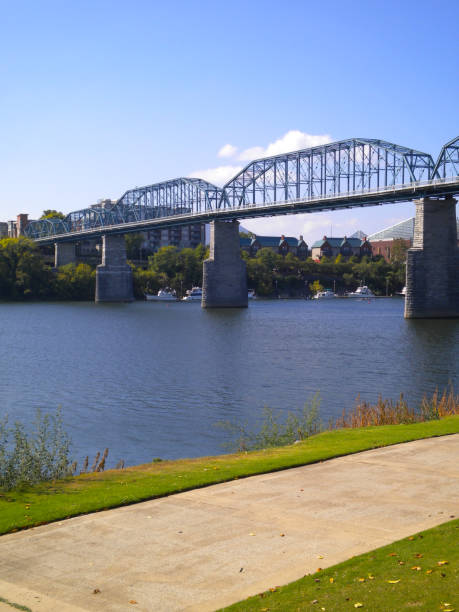 istock Bridge at Coolidge Park in Chattanooga, TN 1202218548