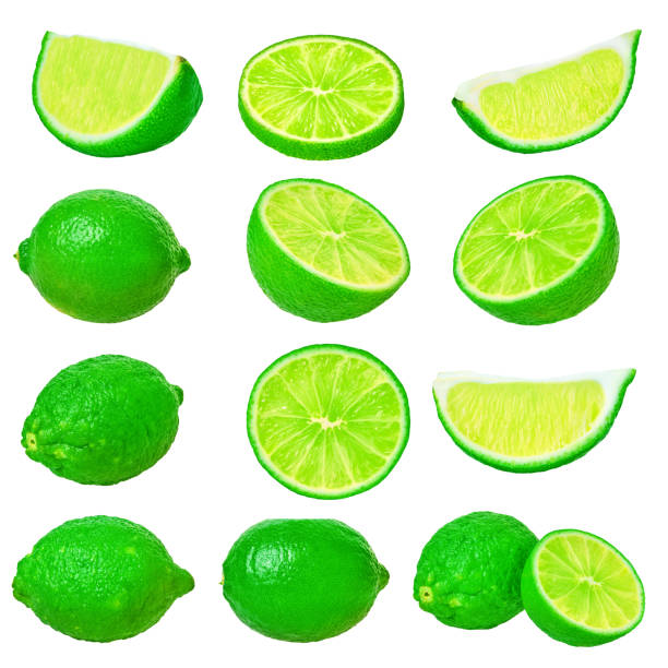 istock set of lime with clipping path 1202222268