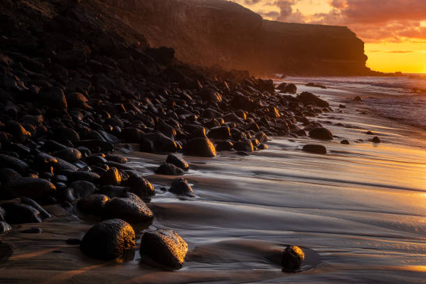 istock Beautiful sunset at the ocean beach 1202223798