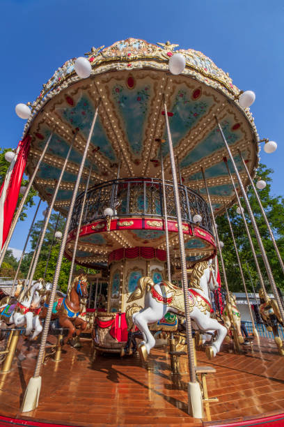 istock Vintage carousel or merry-go-round 1202226385