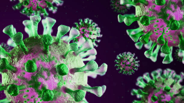 istock Coronavirus outbreak and coronaviruses influenza background as dangerous flu strain cases as a pandemic medical health risk concept with disease cells 1202226434