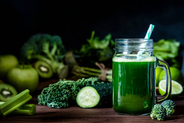 Healthy dink: Green detox juice