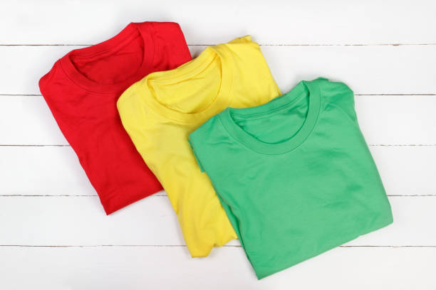 istock Colorful t-shirts 1202250740