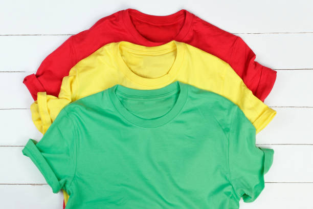 istock Colorful t-shirts 1202250785