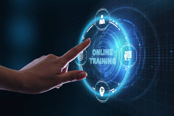 istock Business, Technology, Internet and network concept. Coaching mentoring education business training development E-learning concept. 1202251818