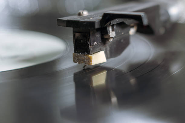 istock close up image of old record player, retro filtered . selective focus. retro-style 1202257528