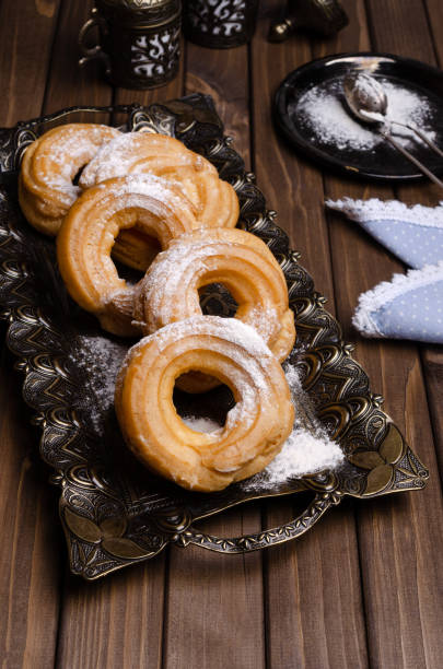 istock Bagel custard dough with white filling 1202258874