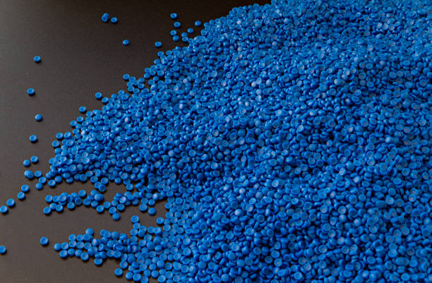 istock Close-up of plastic polymer granules. polymer plastic. compound polymer.plastic beads isolated on white background. 1202260993