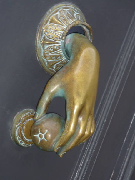 istock Decorative door knocker in La Coruna, Spain 1202266409