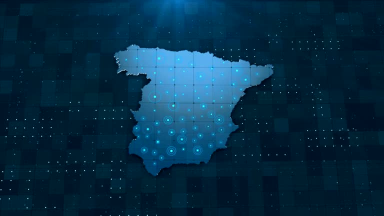 Global Connections, Business, Internet, Country, Spain, Spain Map