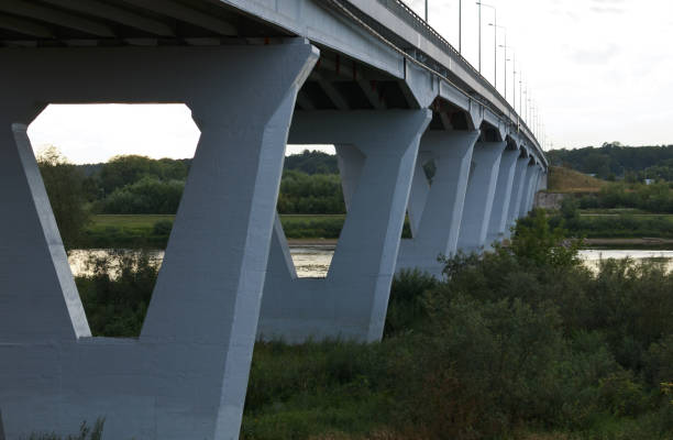 istock Over the river in the evening lights. 1202269093