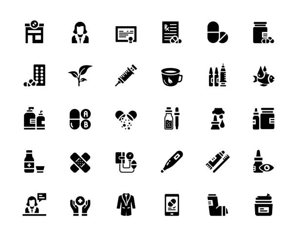 Thermometer Icon Outline stock vectors - iStock