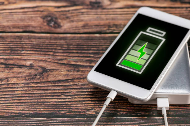 istock Smart Phone Charging Powerbank with USB Cable 1202290130