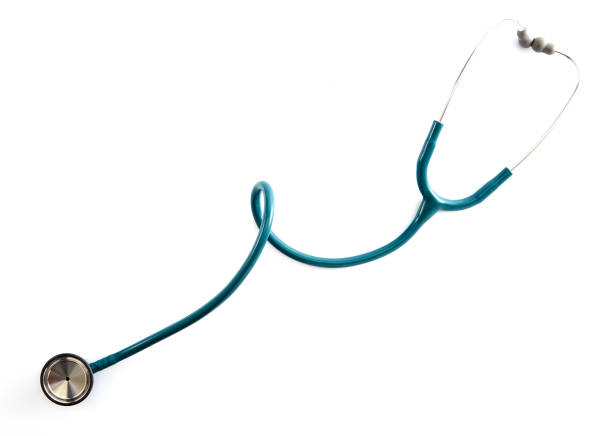 istock flat lay stethoscope doctor on desk white and space for text 1202290271