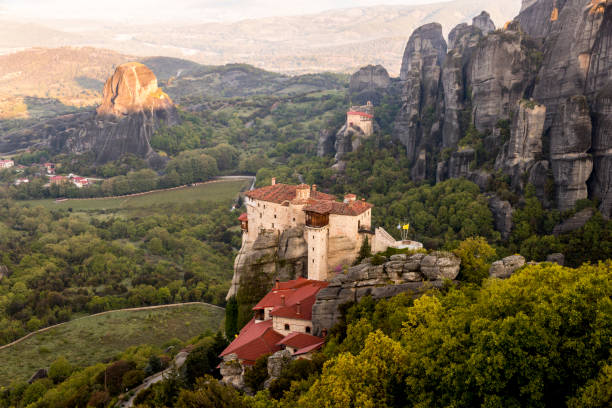 istock Sunrise at Meteora, Greece 1202305655