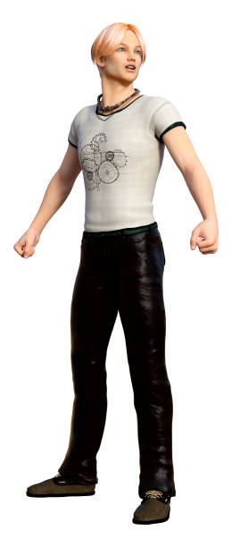 istock 3D illustration teenager boy on white 1202306179