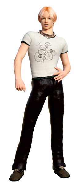 istock 3D illustration teenager boy on white 1202306194