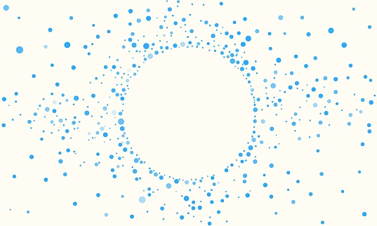 Abstract Blue Random Dots Background Creative vector design Templates