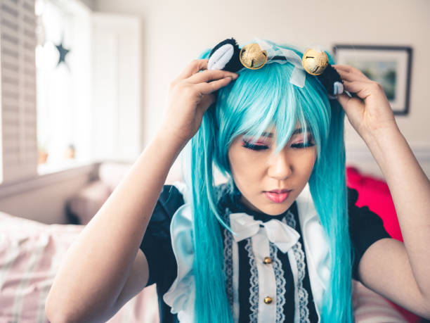 istock Asian woman cosplay story 1202307827