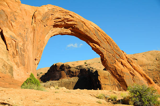 Arco Corona no sul do estado de Utah - foto de acervo