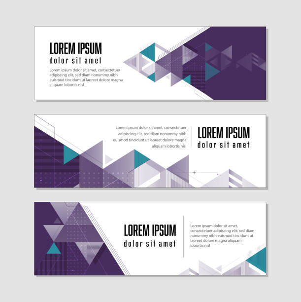 technology banner template modern banner template design copy space banner templates stock illustrations