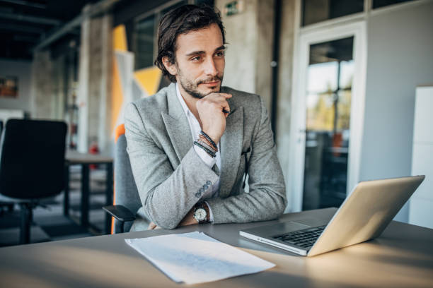 istock Businessman working on laptop 1202314963