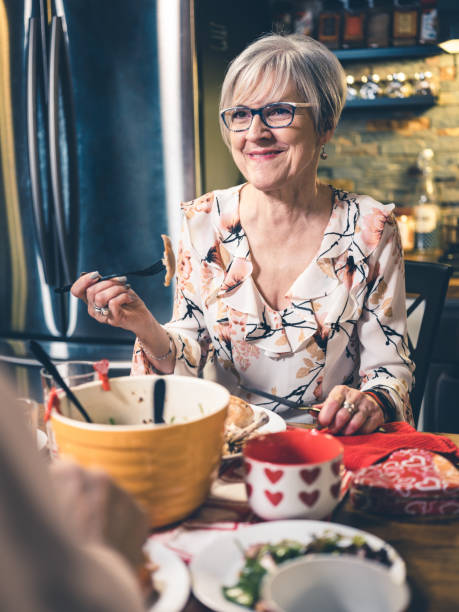 istock Senior couple Valentines Dinner 1202315084