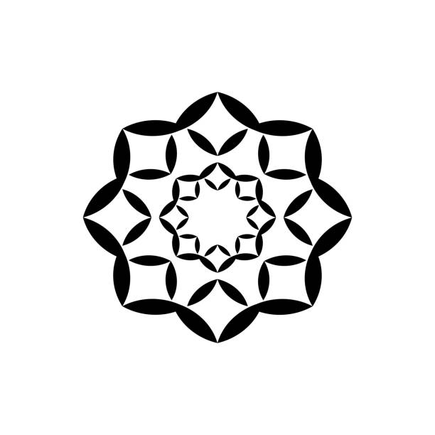 ilustrações de stock, clip art, desenhos animados e ícones de circular flower pattern in form of mandala for henna, mehndi, tattoo, decoration. decorative ornament in ethnic oriental style. - henna tattoo pattern small floral pattern