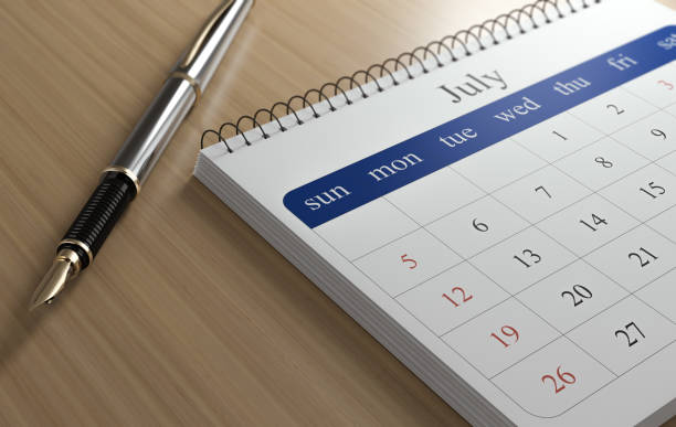 istock 2020 calendar and fountain pen on desk 1202320467