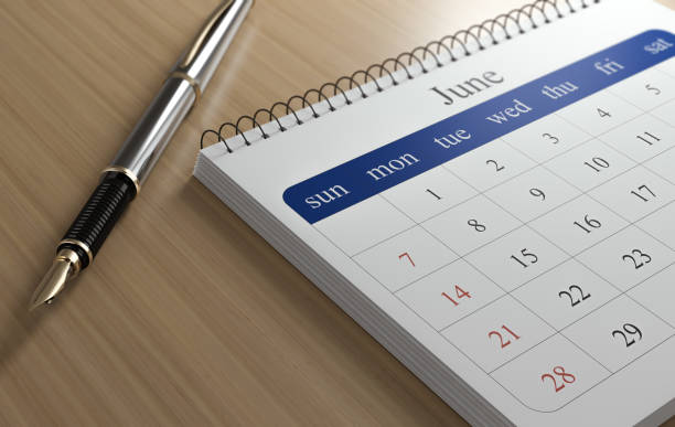 istock 2020 calendar and fountain pen on desk 1202320955