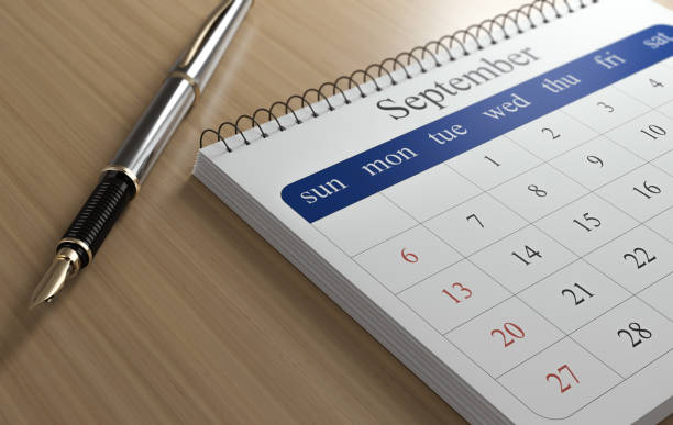 istock 2020 calendar and fountain pen on desk 1202325835