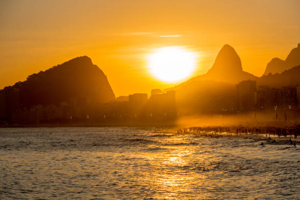istock sunset at leme beach in copacabana in Rio de Janeiro 1202326993