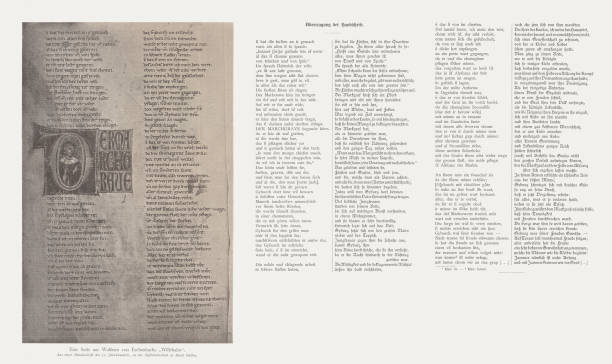 istock Willehalm by Wolfram von Eschenbach, 13th century, faximile, published 1897 1202333561