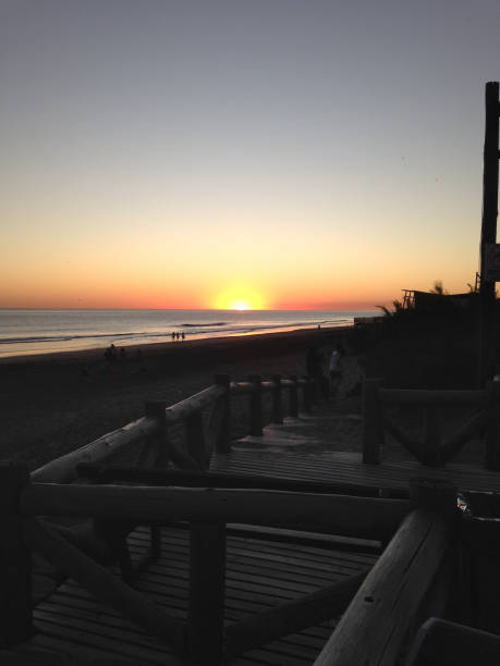 istock Sunset at Monte Hermoso beach 1202338753