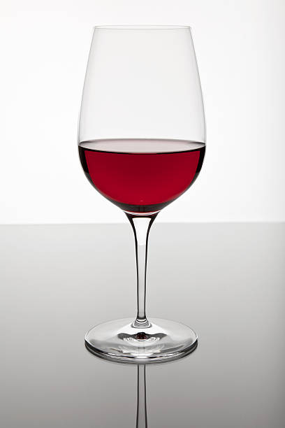 istock Glass of red wine on a bright background 120233911