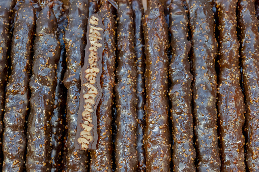 Oriental sweets at the market