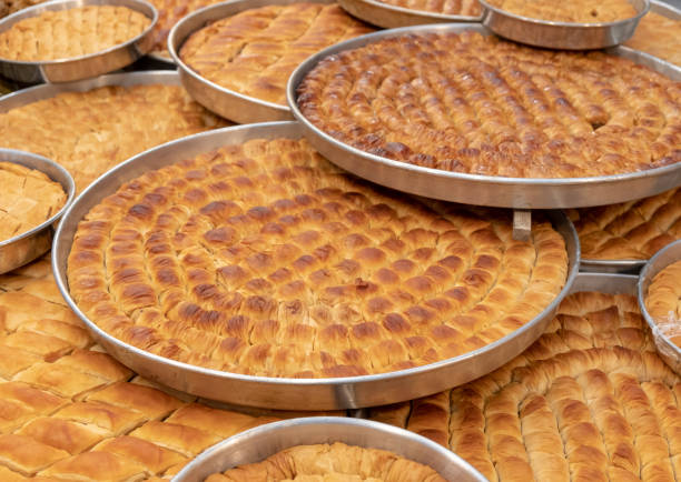 istock Oriental sweets at the market 1202343842