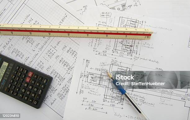 Gebäude Plan Stockfoto und mehr Bilder von Ingenieur - Ingenieur, Handschrift, Untertagebau