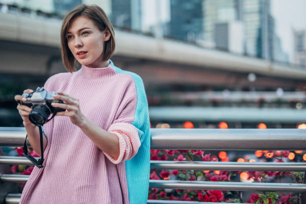 istock Woman taking a pictures 1202349813