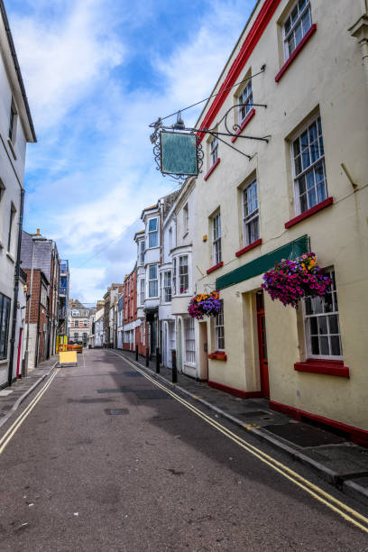 istock Beautiful Small Street In Weymouth, UK 1202360461