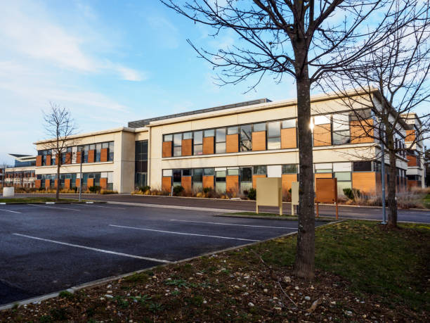 istock Modern Corporative Building. 1202369790