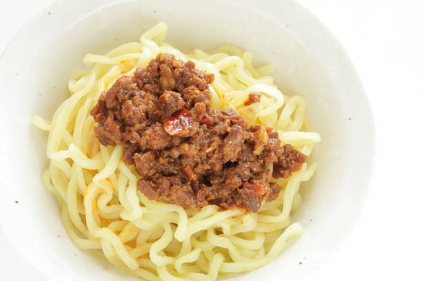 istock Taiwanese spicy beef and ramen noodles 1202378282