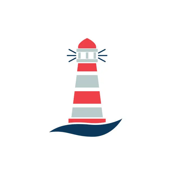 Vector illustration of Nautical Icon - Lighthouse