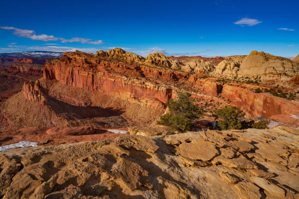 istock Broken Sandstone and the Cliffs of Capital Reef 1202384252