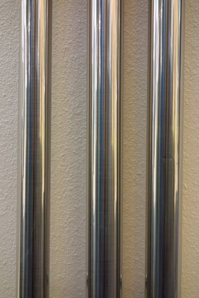 istock Stainless steel pipeline 1202391528
