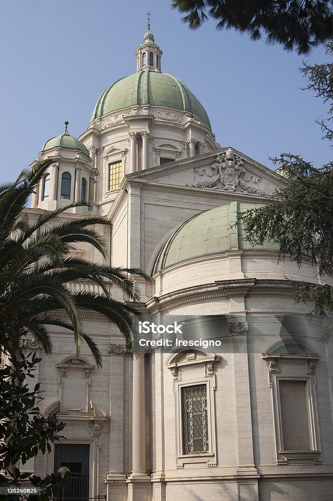 Santuario di Nostra Signora ofthe -Pompeii -Italy Rosario - Foto stock royalty-free di Architettura