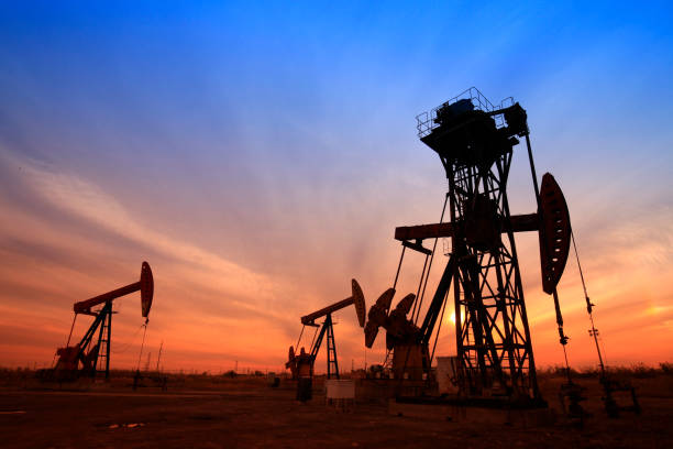 istock The oil pump, industrial equipment 1202410095