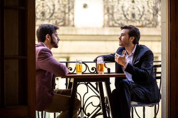 istock Two Argentinian Businessmen Drinking Beer 1202411311
