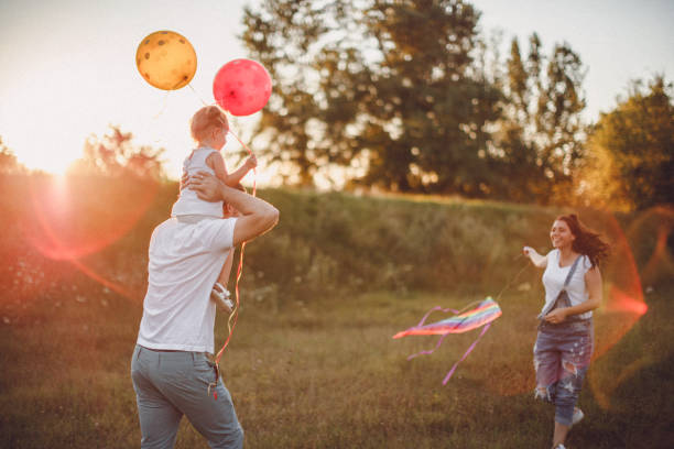 Father and kid
